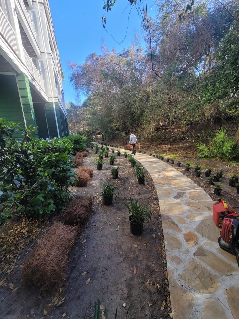 Residential landscape installation by Another Landscape Company