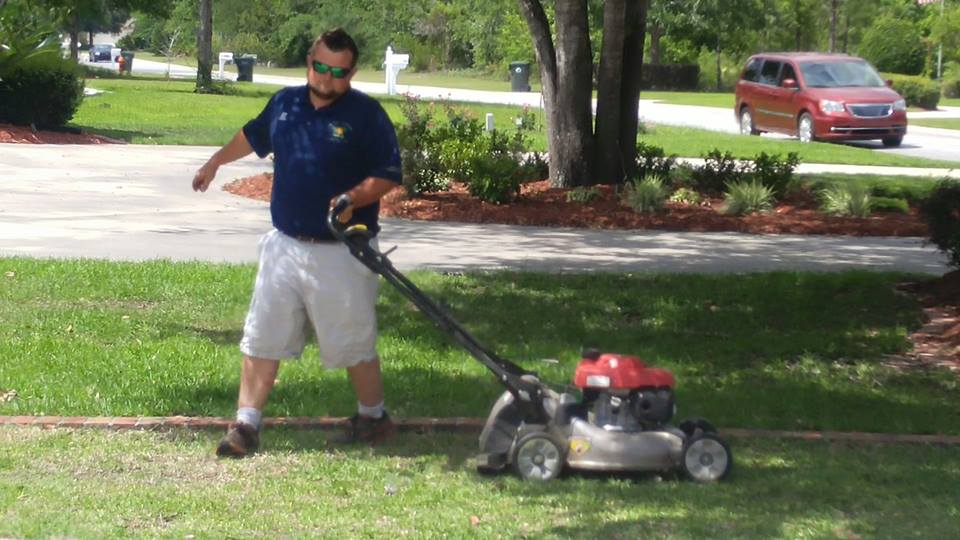 Manicured residential lawn maintained by Another Landscape Company